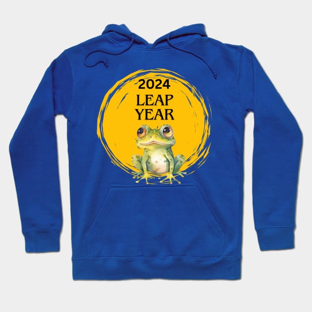 Leap Year 2024 Hoodie by Spacetrap